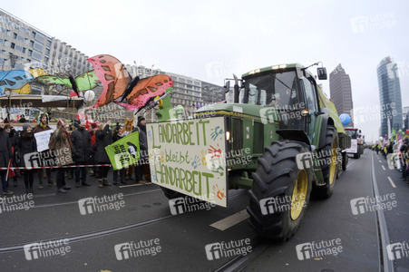 Demonstration 'Wir haben es Satt!' in Berlin