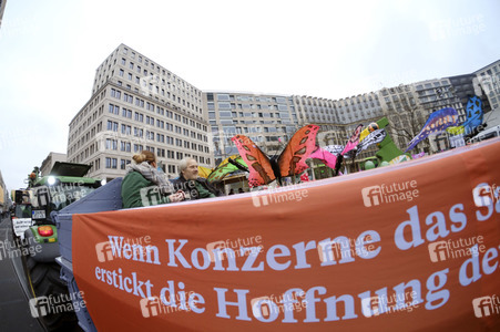 Demonstration 'Wir haben es Satt!' in Berlin