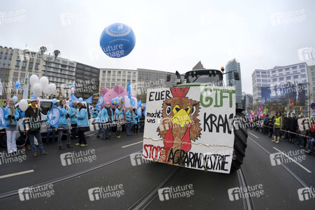 Demonstration 'Wir haben es Satt!' in Berlin