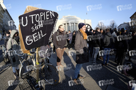 Studentendemo in Berlin