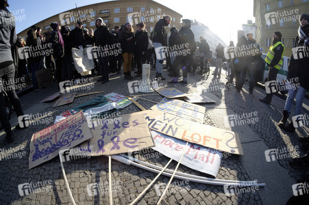 Studentendemo in Berlin