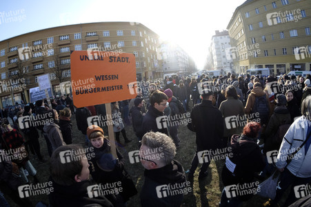 Studentendemo in Berlin