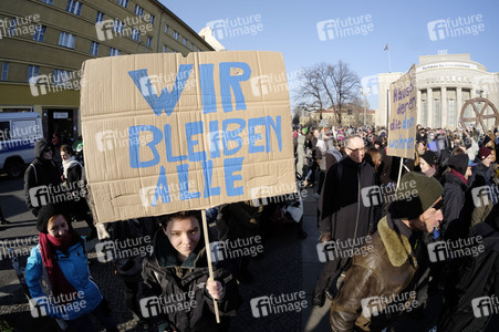 Studentendemo in Berlin