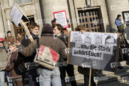 Studentendemo in Berlin