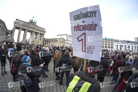 Protest gegen Trump-Politik in Berlin