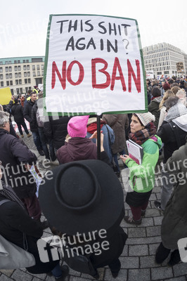 Protest gegen Trump-Politik in Berlin