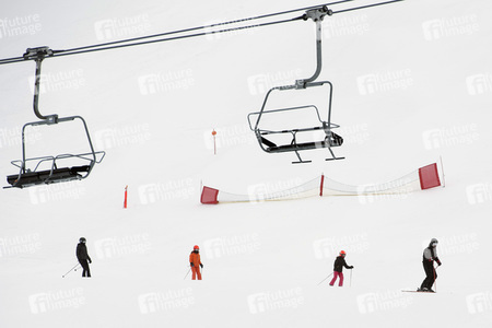 Die spanischen Royals beim Skifahren in Astún