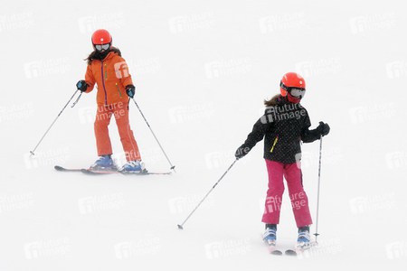 Die spanischen Royals beim Skifahren in Astún