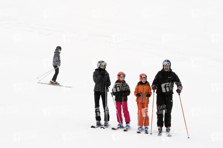 Die spanischen Royals beim Skifahren in Astún