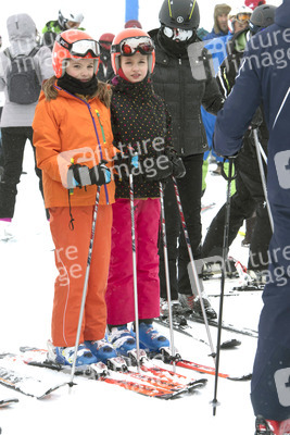 Die spanischen Royals beim Skifahren in Astún