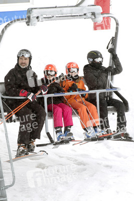 Die spanischen Royals beim Skifahren in Astún