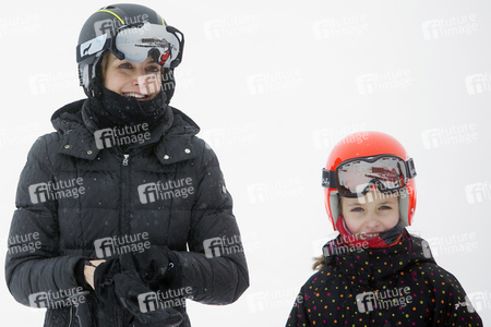 Die spanischen Royals beim Skifahren in Astún