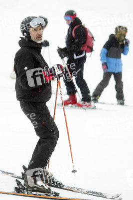 Die spanischen Royals beim Skifahren in Astún