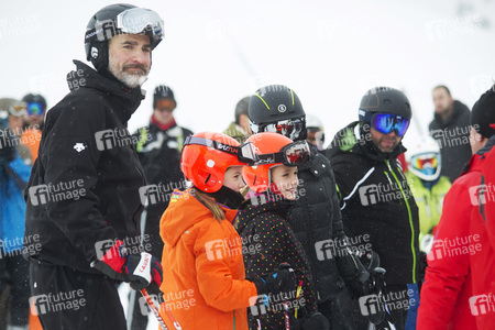 Die spanischen Royals beim Skifahren in Astún