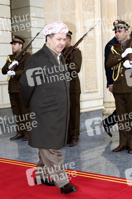 Masud Barzani empfängt Michael Fallon in Erbil