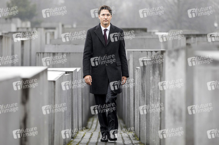 Justin Trudeau beim Holocaust-Mahnmal in Berlin