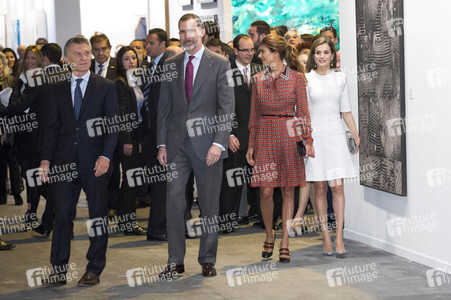 Die spanischen Royals auf der Kunstmesse ACRO in Madrid
