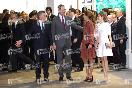 Die spanischen Royals auf der Kunstmesse ACRO in Madrid