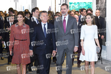 Die spanischen Royals auf der Kunstmesse ACRO in Madrid