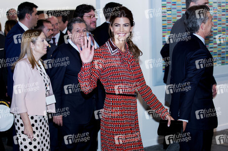 Die spanischen Royals auf der Kunstmesse ACRO in Madrid