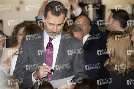 Die spanischen Royals auf der Kunstmesse ACRO in Madrid
