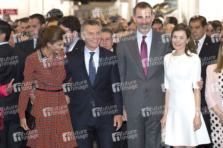 Die spanischen Royals auf der Kunstmesse ACRO in Madrid