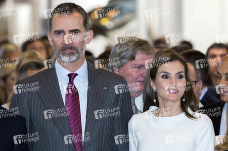 Die spanischen Royals auf der Kunstmesse ACRO in Madrid