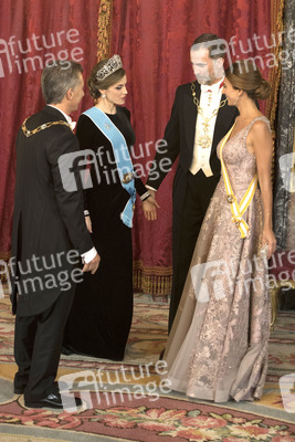 Gala Dinner für den Präsidenten von Argentinien in Madrid