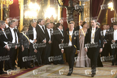 Gala Dinner für den Präsidenten von Argentinien in Madrid
