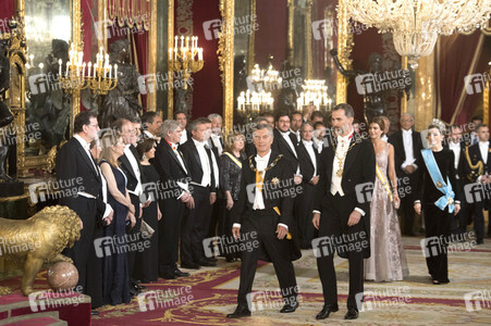 Gala Dinner für den Präsidenten von Argentinien in Madrid