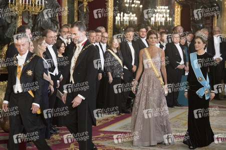 Gala Dinner für den Präsidenten von Argentinien in Madrid