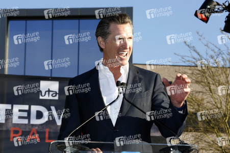 UTA's United Voices Kundgebung in Beverly Hills