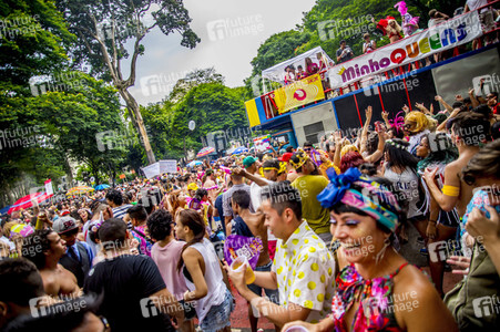 Carnival Parade 'Minhoqueens of the Arouche' in Sao Paulo