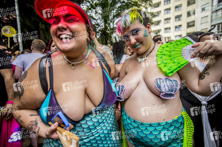Carnival Parade 'Minhoqueens of the Arouche' in Sao Paulo
