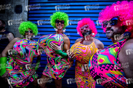 Carnival Parade 'Minhoqueens of the Arouche' in Sao Paulo