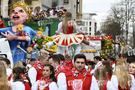 Rosenmontagszug 2017 in Köln