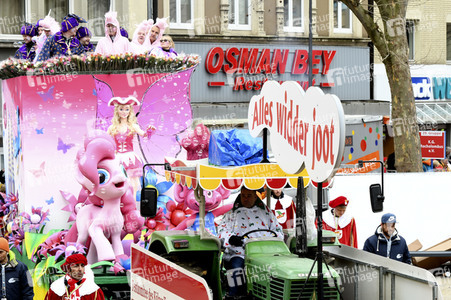 Rosenmontagszug 2017 in Köln