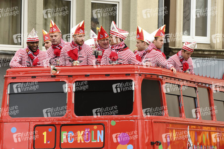 Rosenmontagszug 2017 in Köln