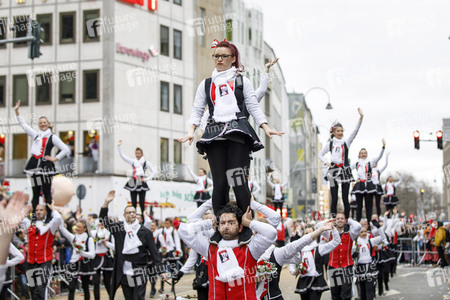 Rosenmontagszug 2017 in Köln