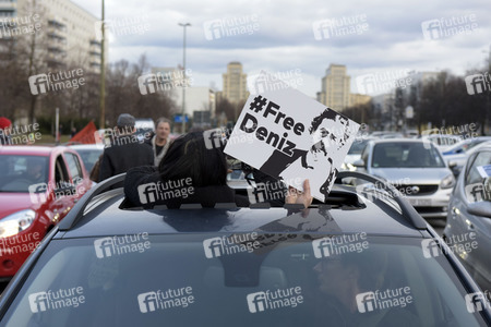 Demonstration für die Freilassung von Deniz Yücel in Berlin