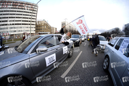 Demonstration für die Freilassung von Deniz Yücel in Berlin