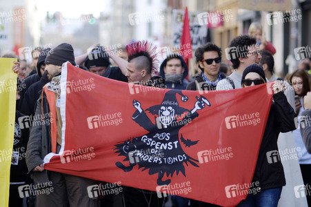 Demonstration 'Solidarität statt rechter Hetze' in Berlin