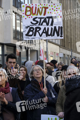 Demonstration 'Solidarität statt rechter Hetze' in Berlin