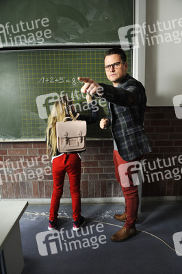Dreharbeiten zum Musivideo 'Numbers' in Berlin