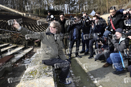 Fototermin mit Helge Schneider in Berlin