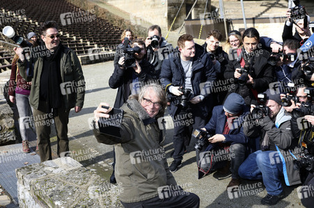 Fototermin mit Helge Schneider in Berlin