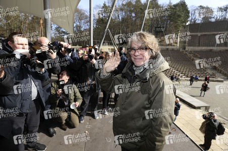 Fototermin mit Helge Schneider in Berlin
