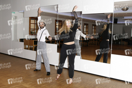 Angelina Kirsch trainiert für 'Let's Dance' in Neumünster