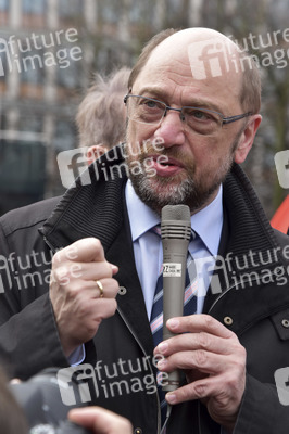 SPD-Kanzlerkandidat Martin Schulz in Darmstadt