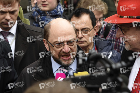 SPD-Kanzlerkandidat Martin Schulz in Darmstadt